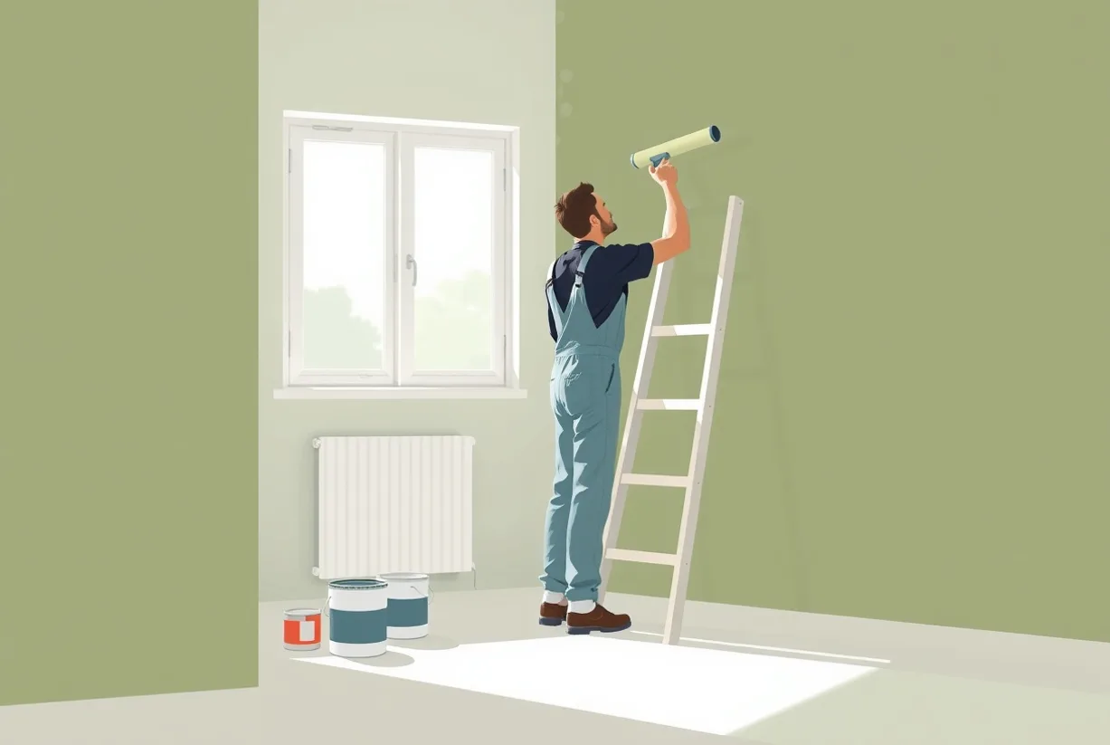 Peintre Rognac 13340 en intervention sur un chantier